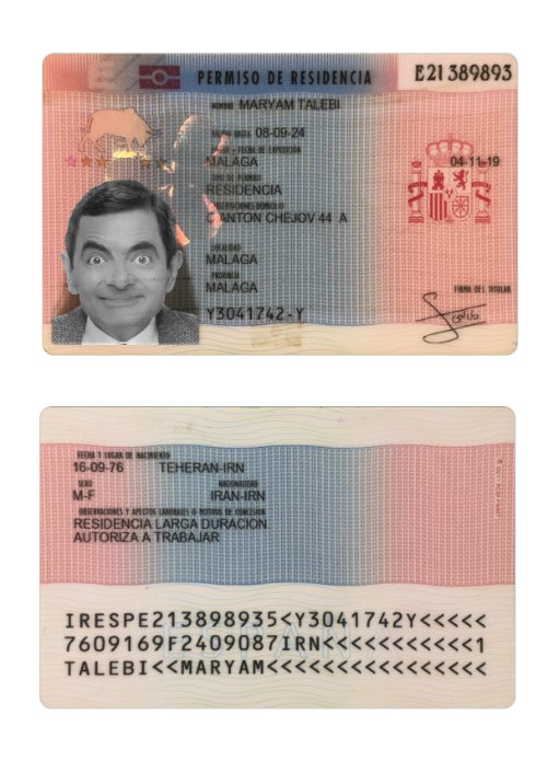 Permis de séjour en Espagne 2019 présent